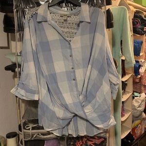 Light blue shirt